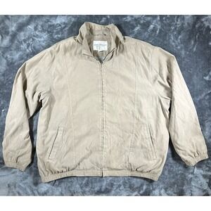 Norm Thompson Bomber Light Jacket Polyester Sz X‎ Large Full zip